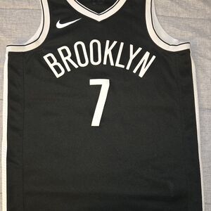 Nike Kevin Durant #7 Brooklyn Nets Black Swingman Jersey Men's